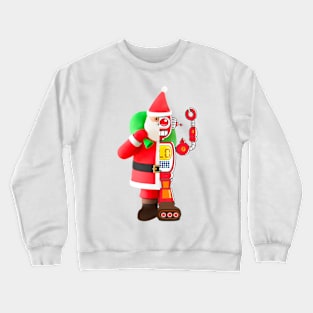 Santa robot Crewneck Sweatshirt